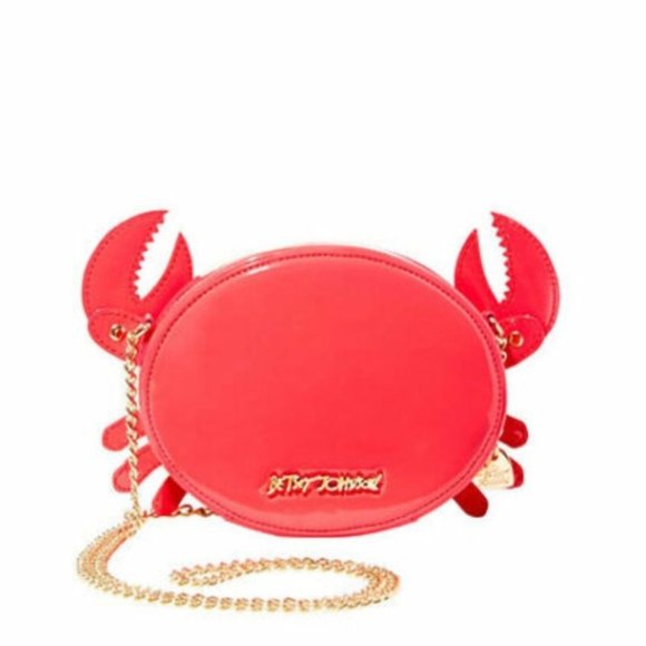 NWT Betsey Johnson KITSCH CRAB PINCH ME O CROSSBODY - Picture 4 of 7